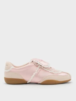 Louise Lace-Trim Sneakers