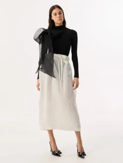 Lu Patent Leather Bow Slingback Pumps