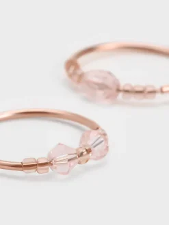 Luxem Beaded Two-Ring Set