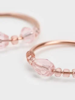 Luxem Beaded Two-Ring Set