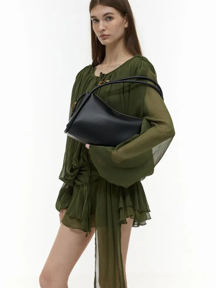 Lyla Tubular Slouchy Shoulder Bag
