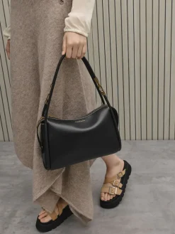 Lyla Tubular Slouchy Shoulder Bag