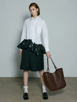 Lyla Tubular Slouchy Tote Bag