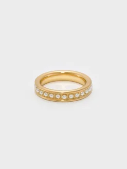 Maeve Pearl-Embellished Ring
