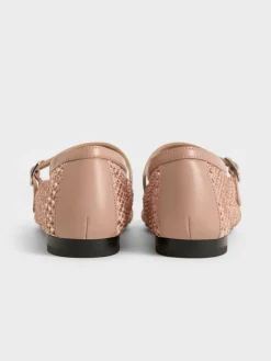 Maggie Mesh Crystal Mary Janes