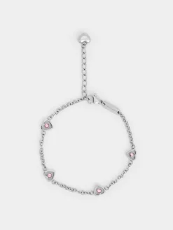 Malorie Crystal Heart Bracelet
