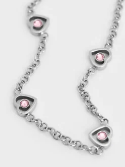 Malorie Crystal Heart Bracelet