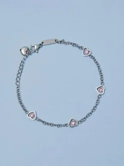Malorie Crystal Heart Bracelet
