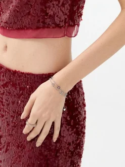 Malorie Crystal Heart Bracelet