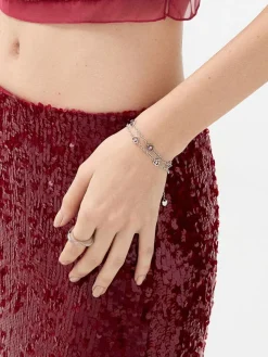 Malorie Crystal Heart Bracelet