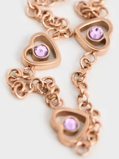 Malorie Crystal Heart Bracelet