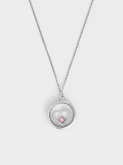 Malorie Crystal Heart Necklace