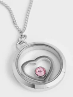 Malorie Crystal Heart Necklace