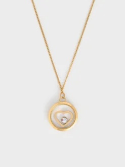 Malorie Crystal Heart Necklace