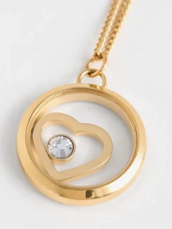 Malorie Crystal Heart Necklace