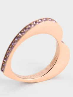 Malorie Crystal Heart Ring