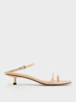 Mariah Toe-Ring Kitten Heels