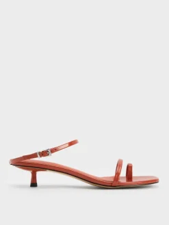 Mariah Toe-Ring Kitten Heels