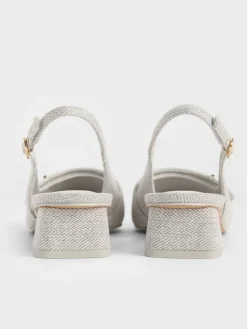 Marley Tweed Slingback Pumps