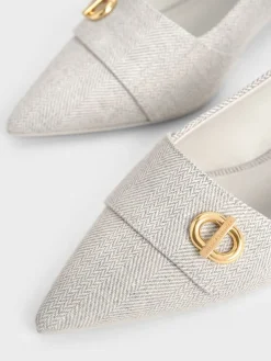Marley Tweed Slingback Pumps