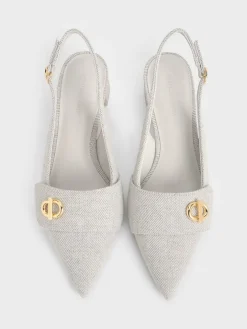 Marley Tweed Slingback Pumps