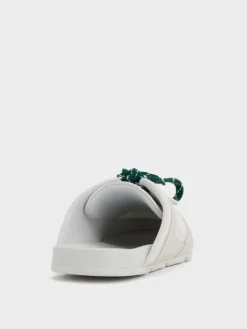 Mesh Lace-Up Sneaker Mules