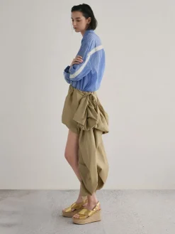 Metallic Crossover Espadrille Wedges