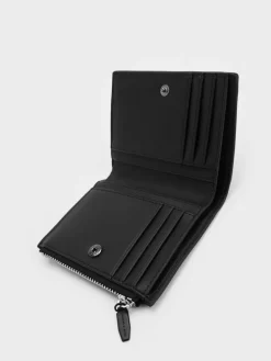 Midori Geometric Top-Zip Wallet