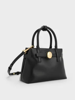 Mini Behn Belted Tote Bag