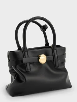 Mini Behn Belted Tote Bag