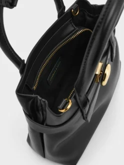Mini Behn Belted Tote Bag