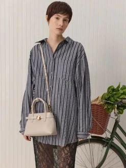 Mini Behn Belted Tote Bag