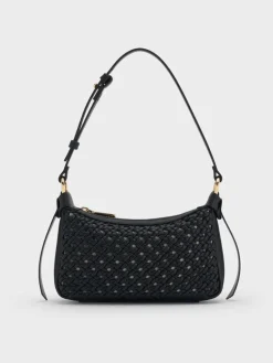 Mini Calla Woven Shoulder Bag