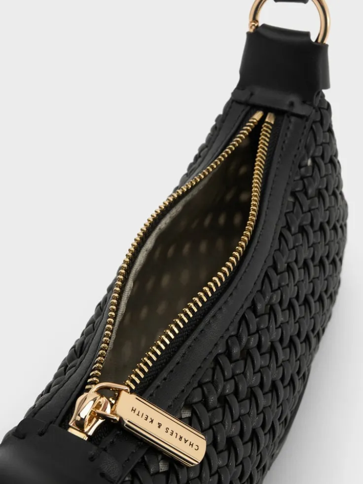 Mini Calla Woven Shoulder Bag