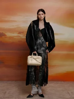 Mini Delfina Belted Tote Bag