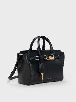 Mini Delfina Belted Tote Bag