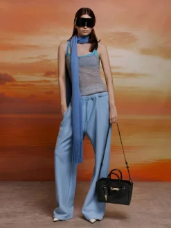 Mini Delfina Belted Tote Bag