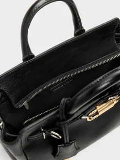 Mini Delfina Belted Tote Bag