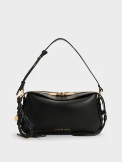 Mini Haylen Braided-Charm Shoulder Bag