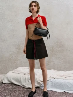 Mini Haylen Braided-Charm Shoulder Bag