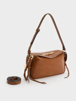 Mini Haylen Braided-Charm Shoulder Bag