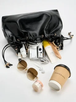 Moxie Drawstring Bucket Bag