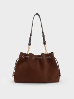 Moxie Drawstring Bucket Bag