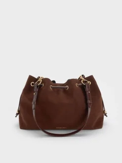 Moxie Drawstring Bucket Bag