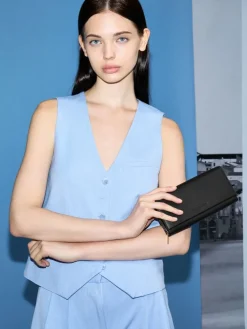 Muriel Front Flap Long Wallet