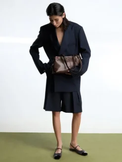 Noane Elongated-Handle Shoulder Bag