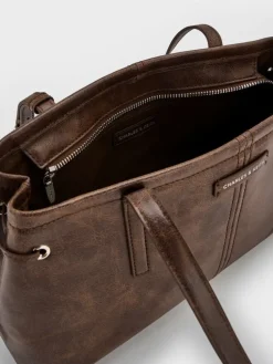 Noane Elongated-Handle Shoulder Bag