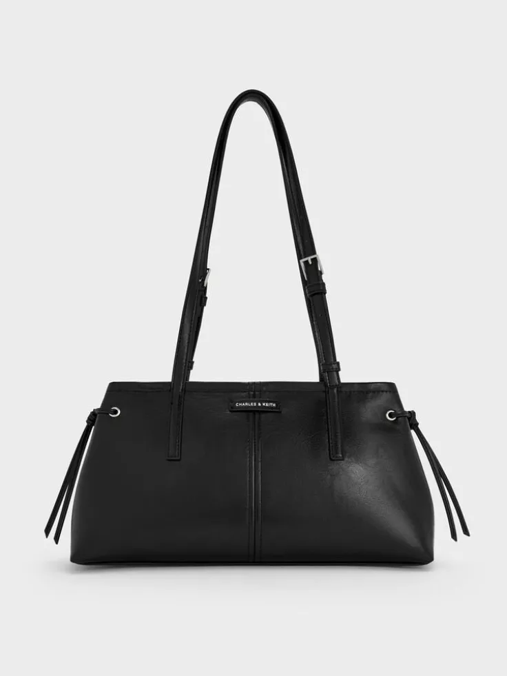 Noane Elongated-Handle Shoulder Bag