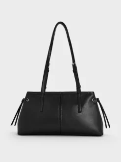 Noane Elongated-Handle Shoulder Bag