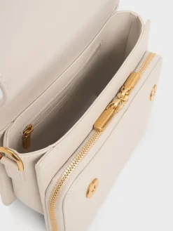 Octavia Front Flap Top Handle Bag
